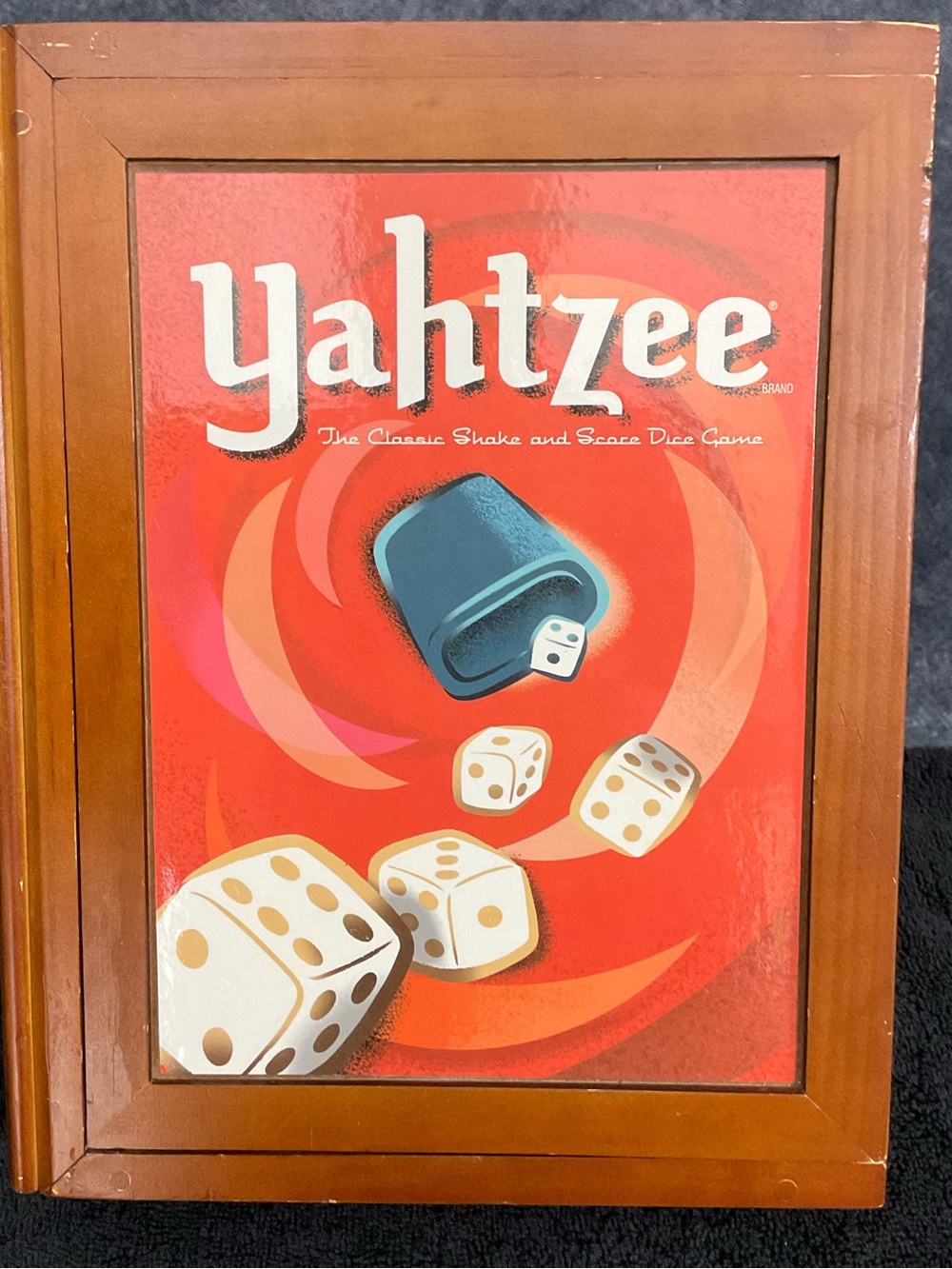 Vintage Wooden Yahtzee Board Game - Complete
